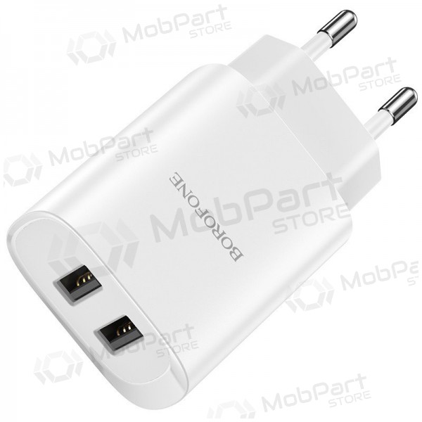 Nabíječka Borofone BN2 2xUSB 2.1A (bílý)