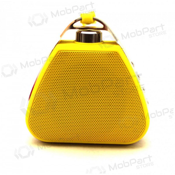 Bluetooth přenosný horní reproduktor PTH-17 (microSD, handsfree, AUX) (žlutý)