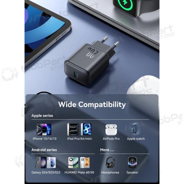 Nabíječka Joyroom JR-TCF20 USB-C PD20W + USB-C to USB-C cable 1.0m bílý