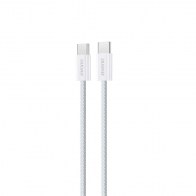 USB-C kabel Dudao L6C USB-C na USB-C 2 m 60 W bílý