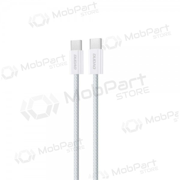 USB-C kabel Dudao L6C USB-C na USB-C 2 m 60 W bílý