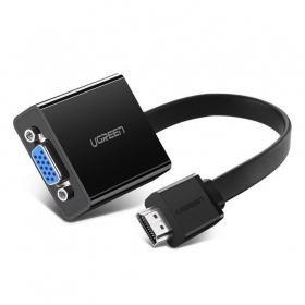 Adaptér Ugreen MM103 HDMI na VGA černý