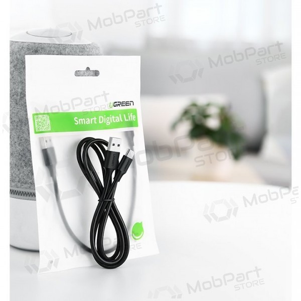 USB kabel Ugreen US287 USB to USB-C 3A 1.0m černá