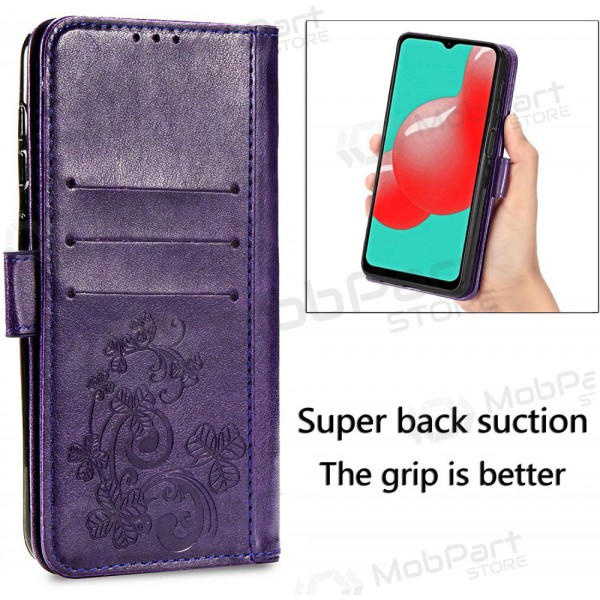 Samsung A226 Galaxy A22 5G pouzdro - Flower Book (fialové)