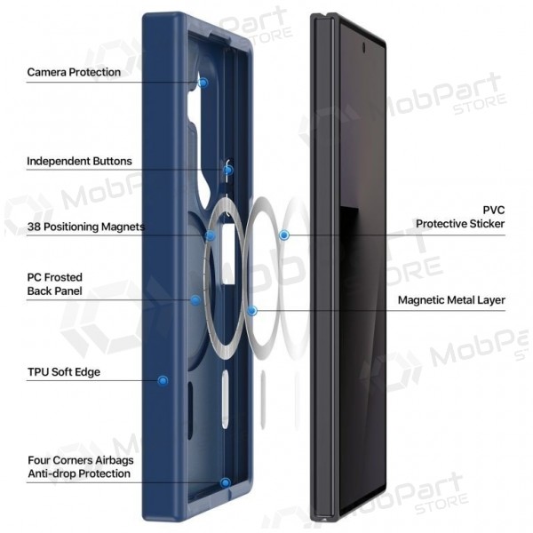 Obal pro Samsung Galaxy Z Fold8 Ultra - Dux Ducis Yind MagSafe (černý)
