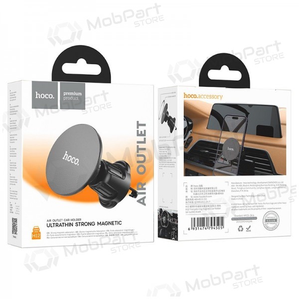Držák telefonu do auta Hoco H12 (air vent) černá