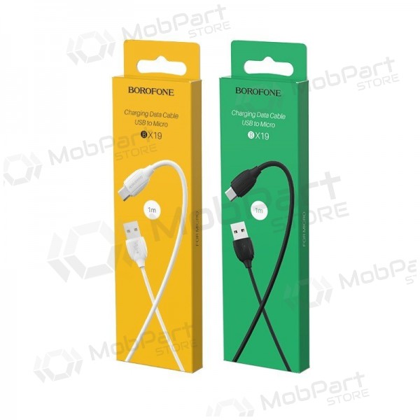 Micro USB kabel Borofone BX19 USB-A na Micro USB 1 m černý