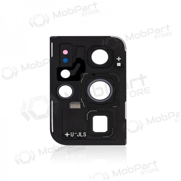 Samsung Galaxy S21 Ultra 5G sklo kamery (černá) (s rámem)