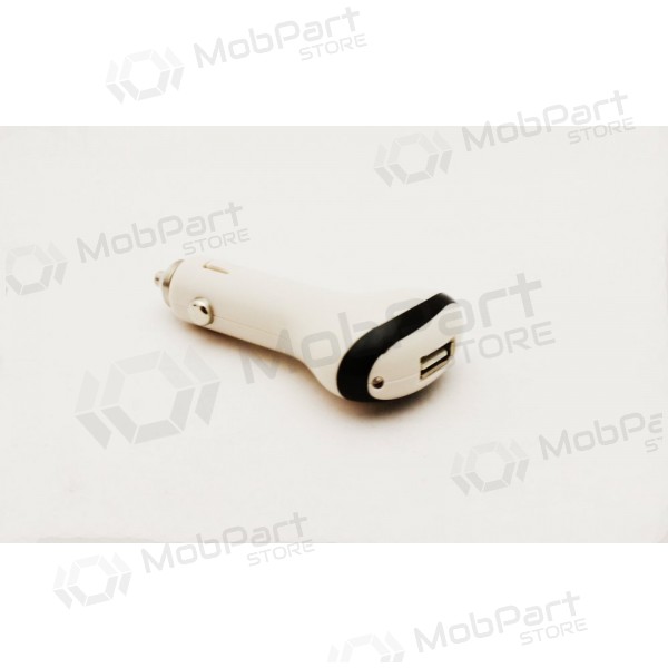 Nabíječka do auta (USB) (big/long) bílý (0.6A)