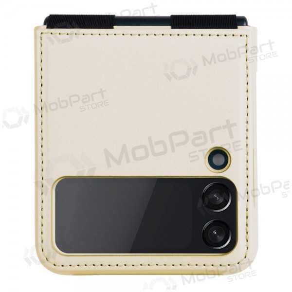 Obal Samsung Galaxy Z Flip4 - Nillkin Leather (zlatý)