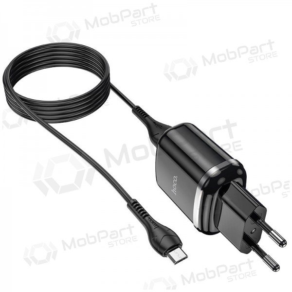 Nabíječka Hoco N4 + microUSB (2.4A) (černá)