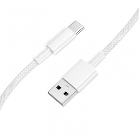 USB-C kabel Borofone BX117 USB-A na USB-C 1 m bílý