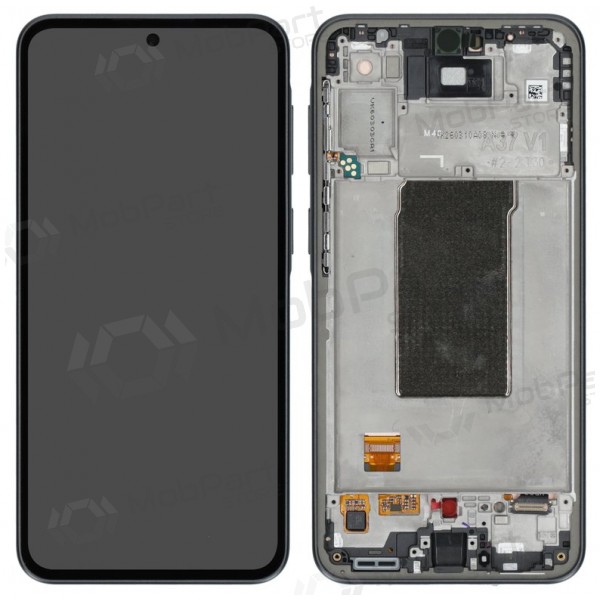 Samsung Galaxy A37 5G displej (tmavě šedý) (s rámečkem) (originální)