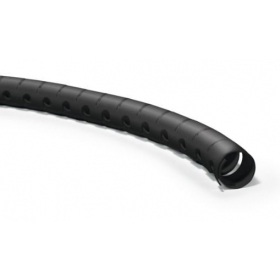 Vamzdis spiralinis kabelių apsaugai su įrankiu kabelių įvedimui D16 Hellermann Tyton HWPP16 (RITĖ 25m , černá)