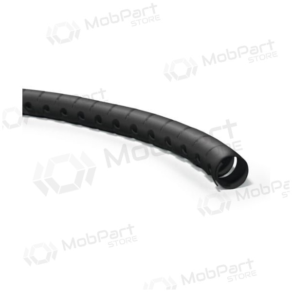 Vamzdis spiralinis kabelių apsaugai su įrankiu kabelių įvedimui D16 Hellermann Tyton HWPP16 (RITĖ 25m , černá)