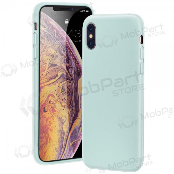 Obal pro Apple iPhone 12 mini - Liquid Silicone 1.5mm (mint)