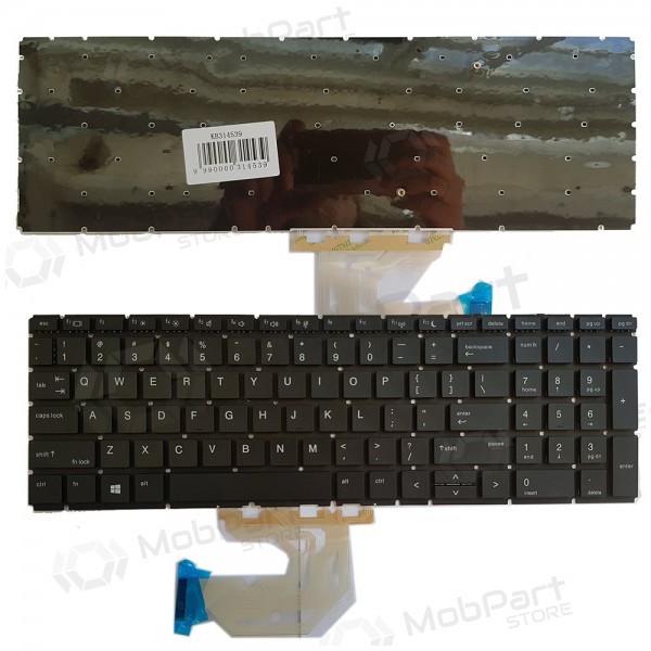 HP ProBook 450 G6, G7, 455 G6, G7, US klávesnice