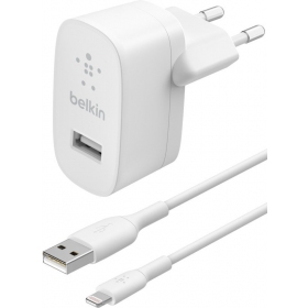 Nabíječka buitinis Belkin Boost Charge USB-A 12W + Lightning kabel bílý
