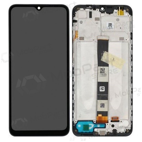 Xiaomi Redmi 9AT displej (černá) (s rámem) (service pack) (originál)
