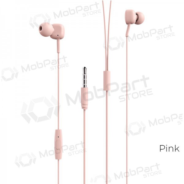 Handsfree Borofone BM34 3,5mm (růžový)