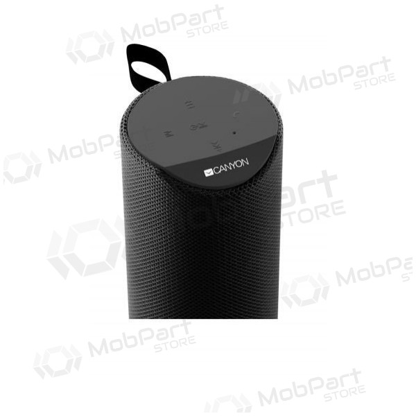 Bluetooth přenosný horní reproduktor CANYON CNS-CBTSP5 (MicroSD,AUX,BT V5.0,1200mAh) (černý)