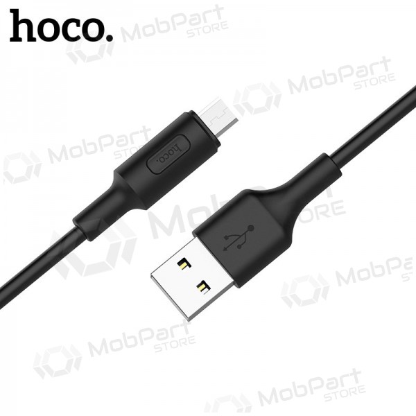 USB kabel Hoco X25 microUSB 1.0m (černá)