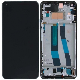Xiaomi 11 Lite 5G NE displej (černá) (s rámem) (originál)