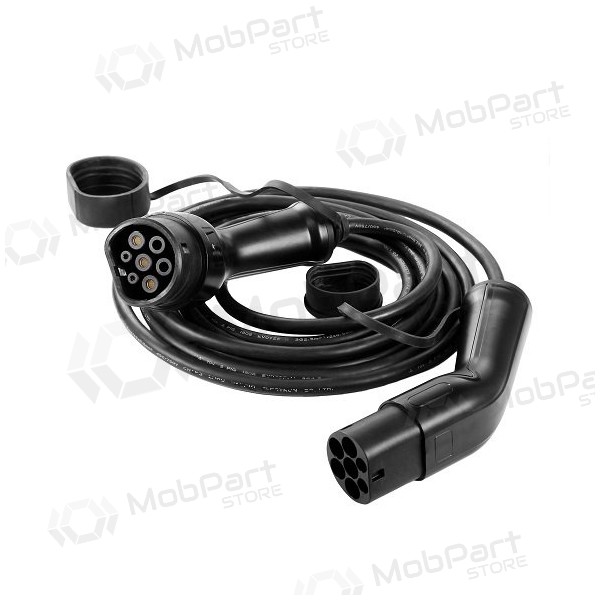 Elektromobilio nabíjecí kabel Type 2 - Type 2, 32A, 7.2kW, 1-fazė, 5m