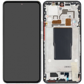 Xiaomi 12T / 12T Pro displej (černá) (s rámem) (Premium)