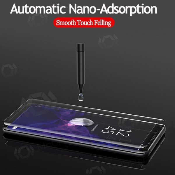 LCD apsauginis stikliukas Nano Optics 5D UV Glue Samsung S928 S24 Ultra lenktas průhledný
