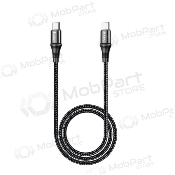 USB kabel Hoco X50 Exquisito Type-C - Type-C 100W 1.0m (černý)