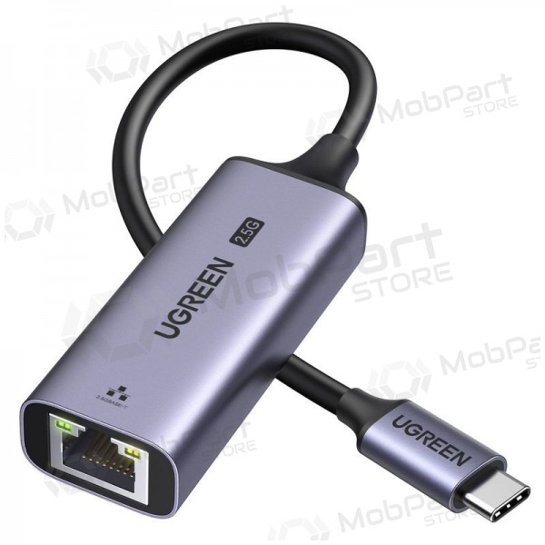 USB-C adaptér Ugreen CM648 USB-C na RJ45 šedý