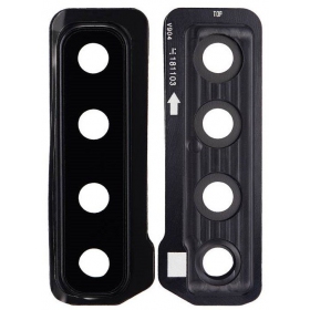 Samsung Galaxy A9 2018 sklo kamery (s rámem) (černá)