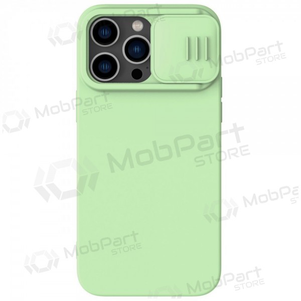 Obal Apple iPhone 14 „Nillkin Silicone“ (světle zelený)