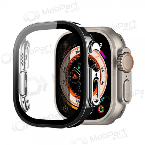 Apple Watch Ultra 49mm LCD ochranné sklo / obal - Dux Ducis Hamo (černý)