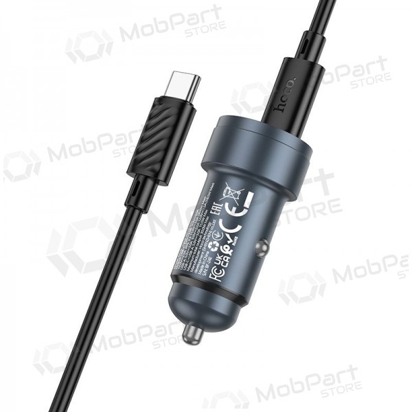 Nabíječka do auta Hoco Z57A 30 W USB-C + USB-A s kabelem USB-C 1 m