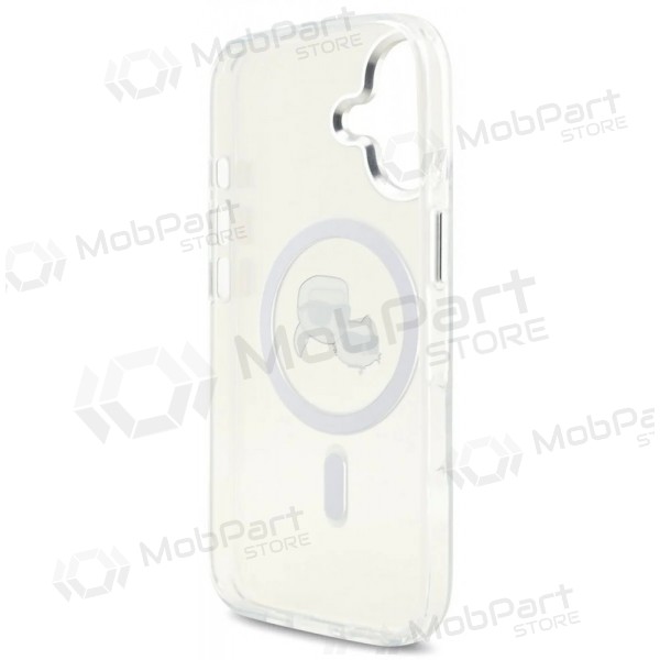 Apple iPhone 17 obal - Karl Lagerfeld IML K&CH Heads Metal Frame MagSafe (průhledný)