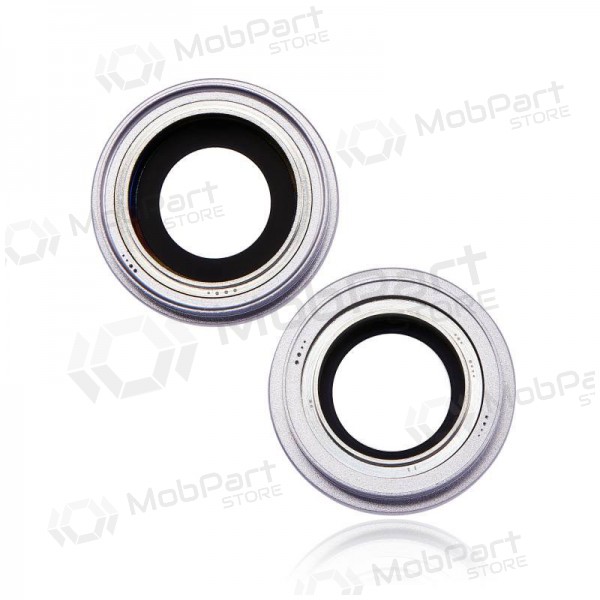 iPhone 14 / 14 Plus sklo kamery (2ks) (purpurinis) (s rámem)