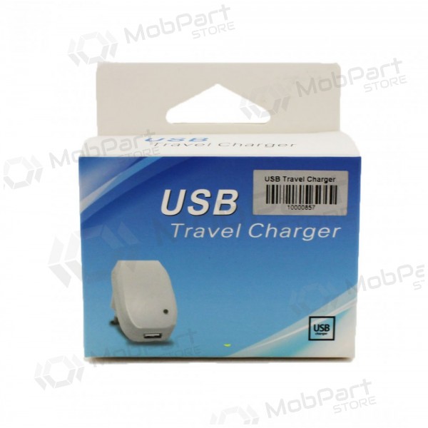 Nabíječka USB bílý (0.5A)