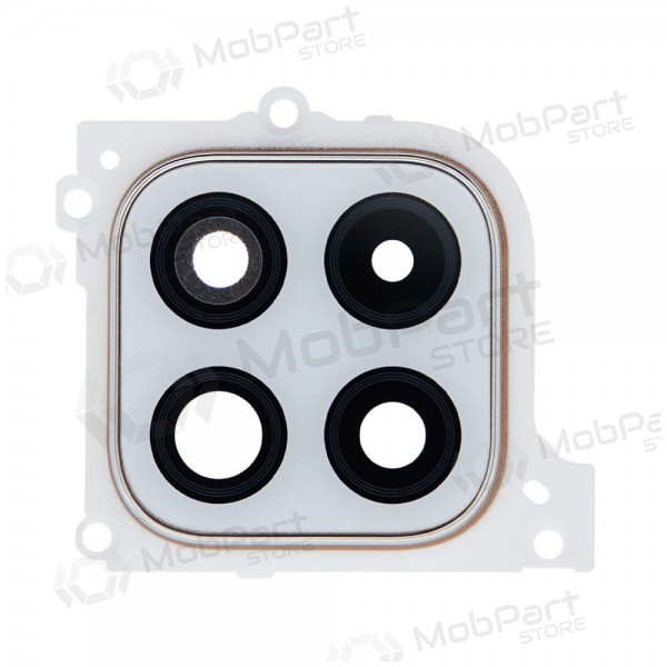 Samsung Galaxy A22 5G sklo kamery (bílý) (s rámem)