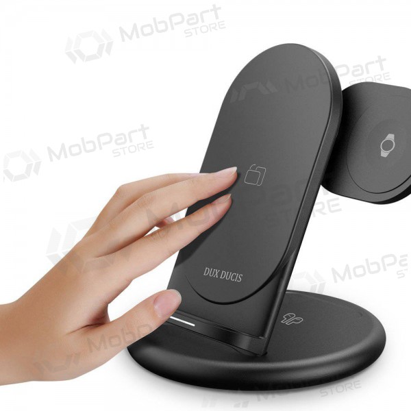 Nabíječka bezdrátový Dux Ducis C7 3in1 Phone, Apple Watch, Airpods 15W (černá)