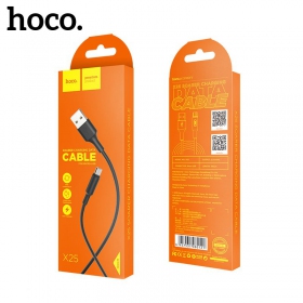 USB kabel Hoco X25 microUSB 1.0m (černá)