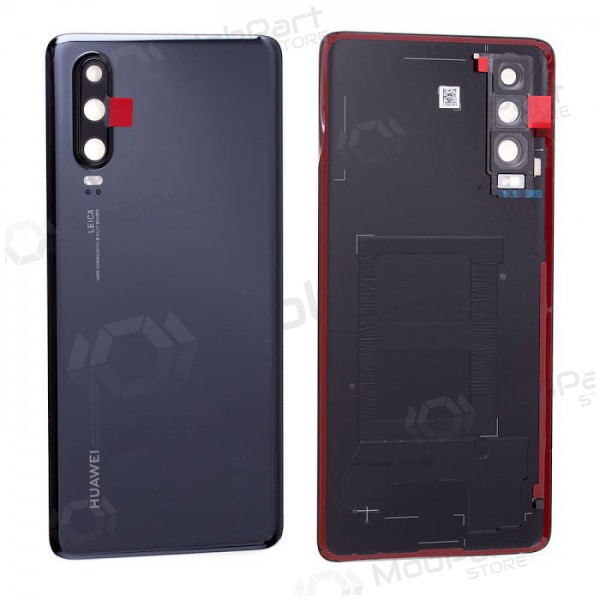 Huawei P30 zadní kryt baterie (černá) (použitý grade C, originál)