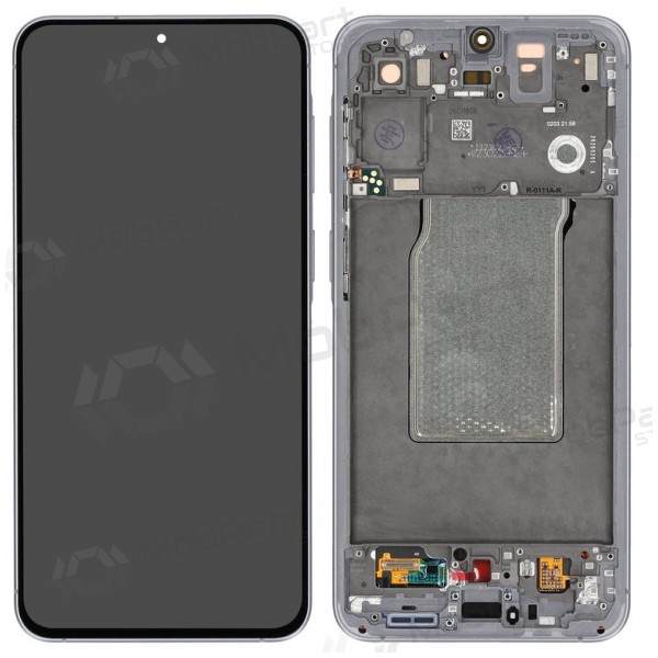 Samsung Galaxy A57 5G displej (šedý) (s rámečkem) (Premium)