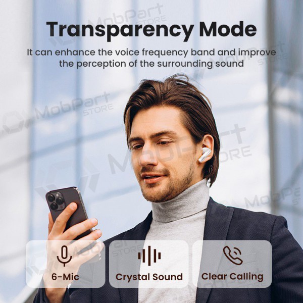 Bezdrátovýs ausinės Ugreen WS200 HiTune T6 Active Noise-Cancelling Earbuds