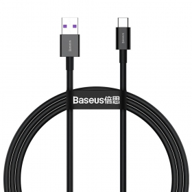 USB kabel Baseus Superior Type-C 66W 1.0m (černá) CATYS-01