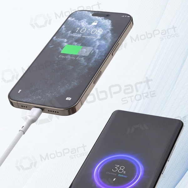 USB-C kabel Dudao L9CMax USB-C na USB-C 2 m 240 W černý