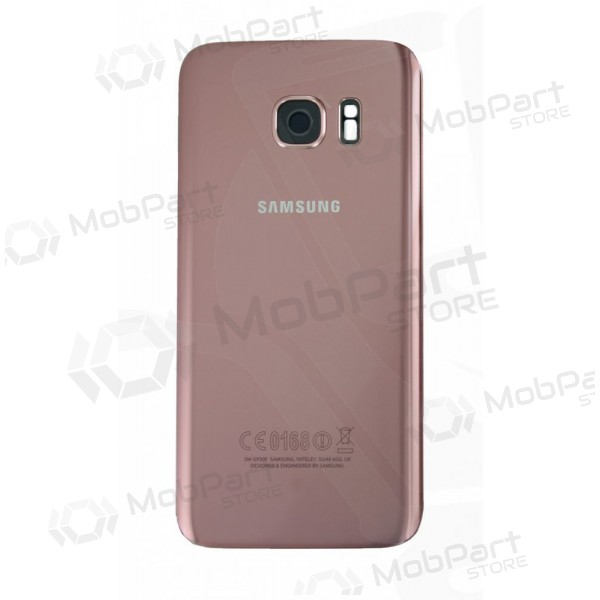Samsung G930F Galaxy S7 zadní kryt baterie růžový (rose pink) (použitý grade A, originál)