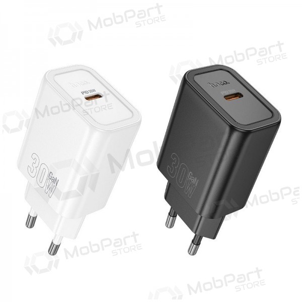 Nabíječka telefonu Hoco N62 30 W GaN USB-C bílá