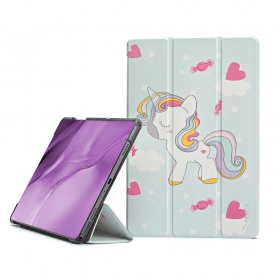 Obal Samsung Galaxy Tab A9+, Tab A11+ - Smart Leather (unicorn)